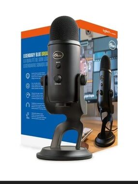 Yeti Premium Multi-Pattern USB Microphone - Black